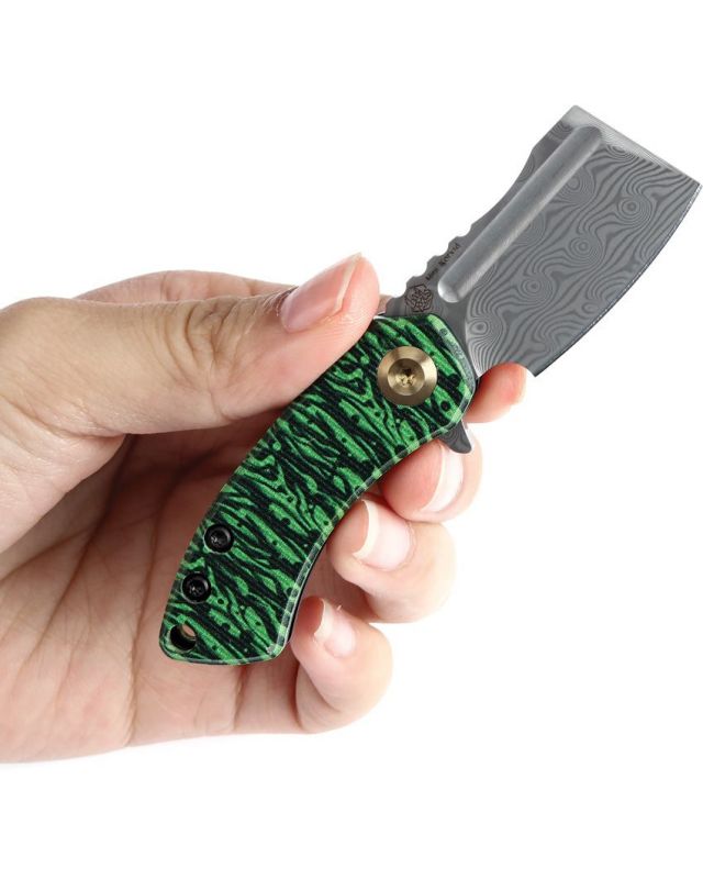 Mini Korvid G10 verde nero