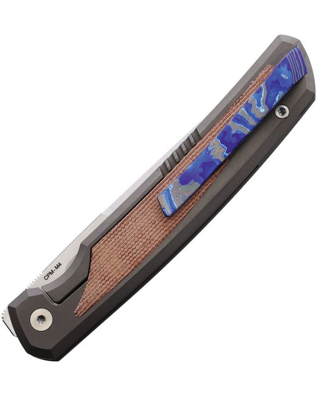 Sicario Titanium Brown Micarta Timascus Sicario Titanium Brown Micarta Timascus