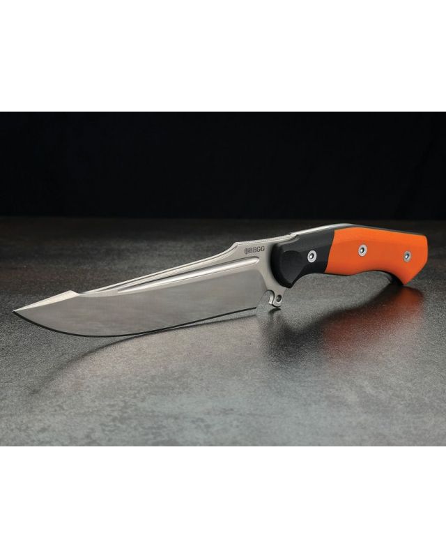 Alligator Fixed Blade Orange Black G10 Alligator Fixed Blade Orange Black G10