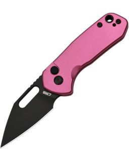 Mini Pyrite Button Lock Pink Aluminium Black PVD coated AR-RPM9 Wharncliffe