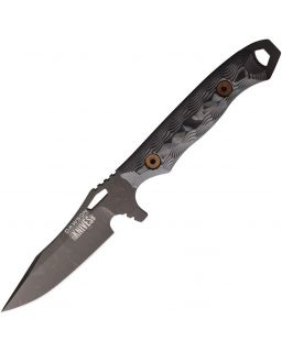 Smuggler MagnaCut Fixed Blade Apocalyptic Finish Black Gray G10