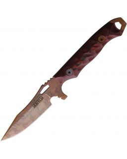 Smuggler MagnaCut Fixed Blade Arizona Copper Finish Red G10