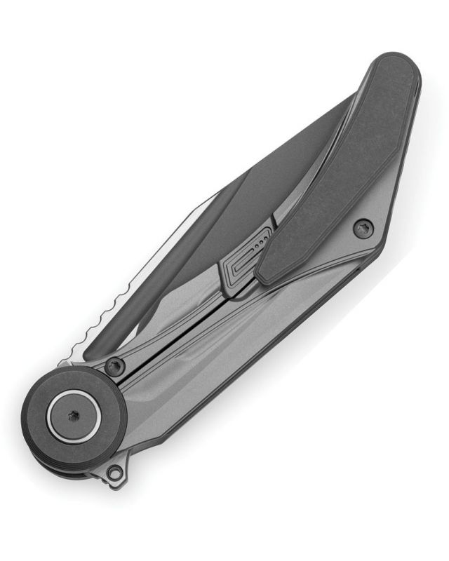 Seraph M390 Framelock Titanium Gray Seraph M390 Framelock Titanium Gray