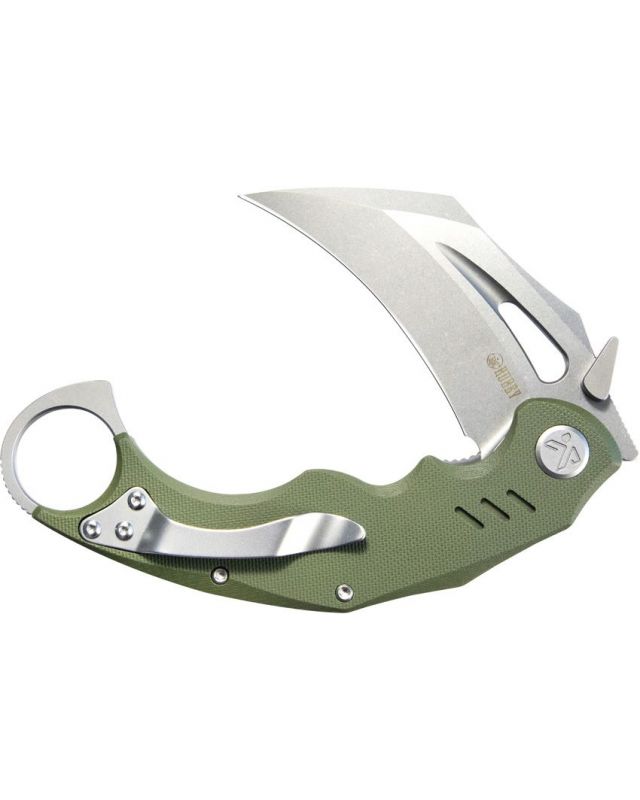 Wrath Karambit 14C28N Sandvik steel Linerlock Green G10 Wrath Karambit 14C28N Sandvik steel Linerlock Green G10