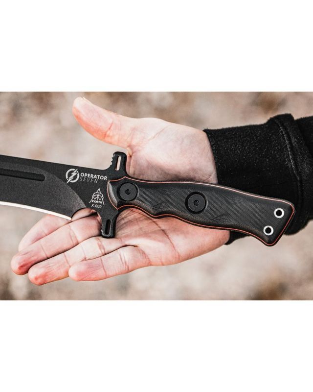 Operator 7 Blackout Edition fixed blade 1075HC Operator 7 Blackout Edition fixed blade 1075HC