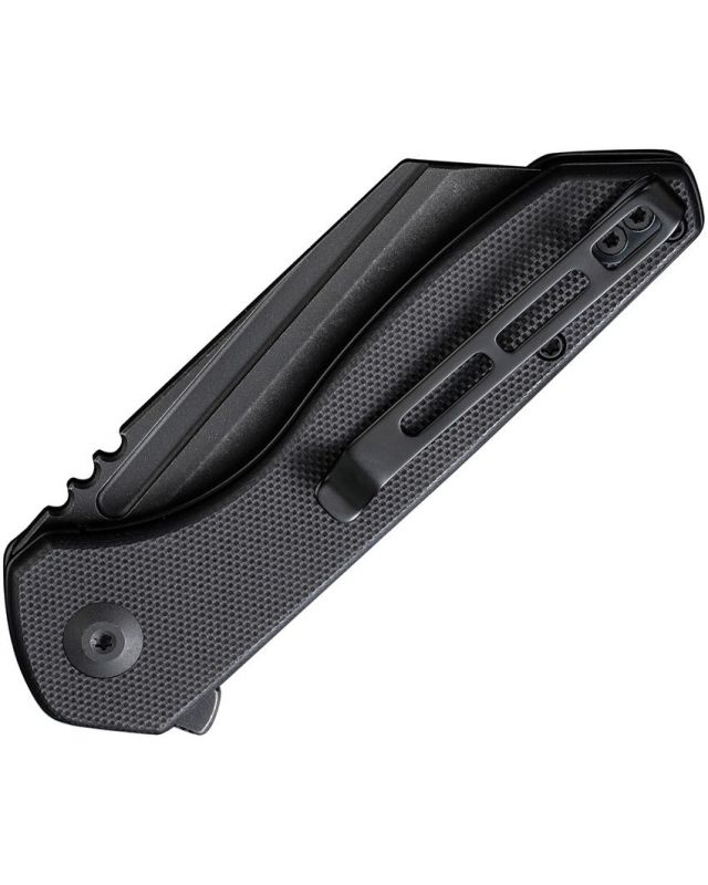 ExOne Flipper Knife Black G10 Black Stonewashed Nitro-V steel C23036-1 ExOne Flipper Knife Black G10 Black Stonewashed Nitro-V steel C23036-1