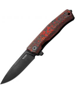 LionSteel Myto MT01-MC-MV CPM MagnaCut, Old Black Mars Valley FatCarbon couteau de poche, Molletta design