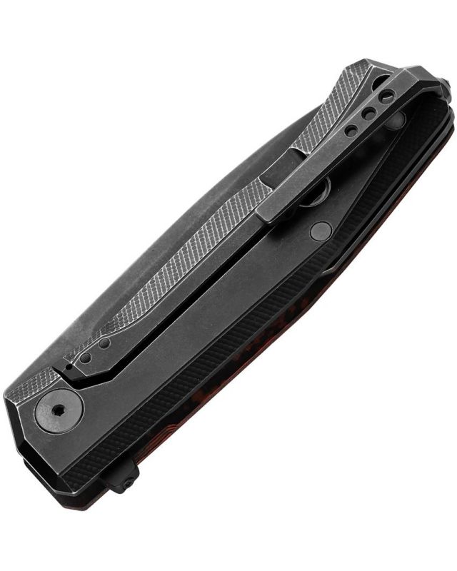 LionSteel Myto MT01-MC-MV CPM MagnaCut, Old Black Mars Valley FatCarbon couteau de poche, Molletta design