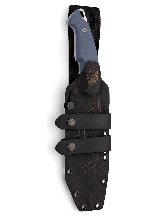 Legion Tools Legion IX Fixed Blade Blue G10 Sleipner tool steel