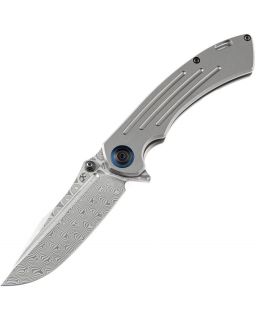 Pretatout Damascus Titanium Framelock K1032D1