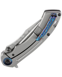 Pretatout Damascus Titanium Framelock K1032D1
