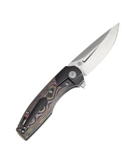 Cassowary Black Stonewashed Titanium 80S Camo CF CPM S35VN Koch Tools Design K2065B1