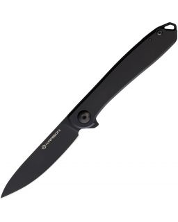 Tidbit Framelock Black Bohler N690 inox steel