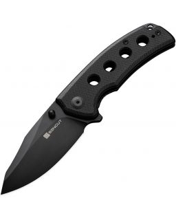 Excalis Linerlock Black G10 9Cr18MoV steel