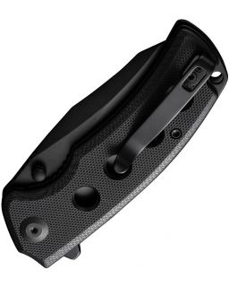 Excalis Linerlock Black G10 9Cr18MoV steel