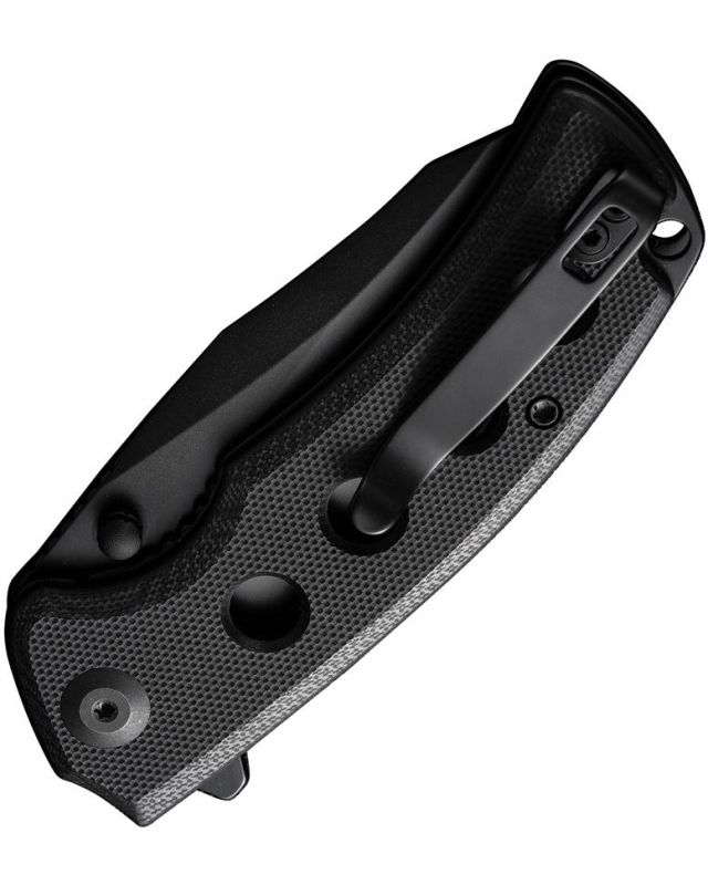Excalis Linerlock Black G10 9Cr18MoV steel Excalis Linerlock Black G10 9Cr18MoV steel