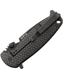 HEST/F Bohler M390 steel Framelock Blackwash