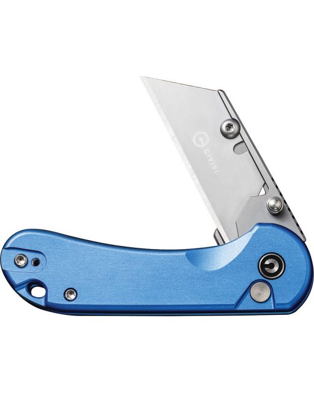 Elementum Utility Button Lock Blue Aluminium