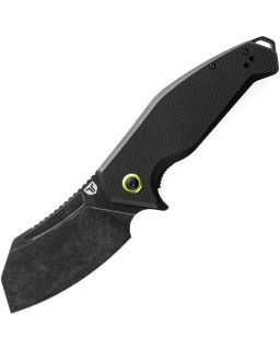 MAAR Linerlock Blackwash D2 steel black G10