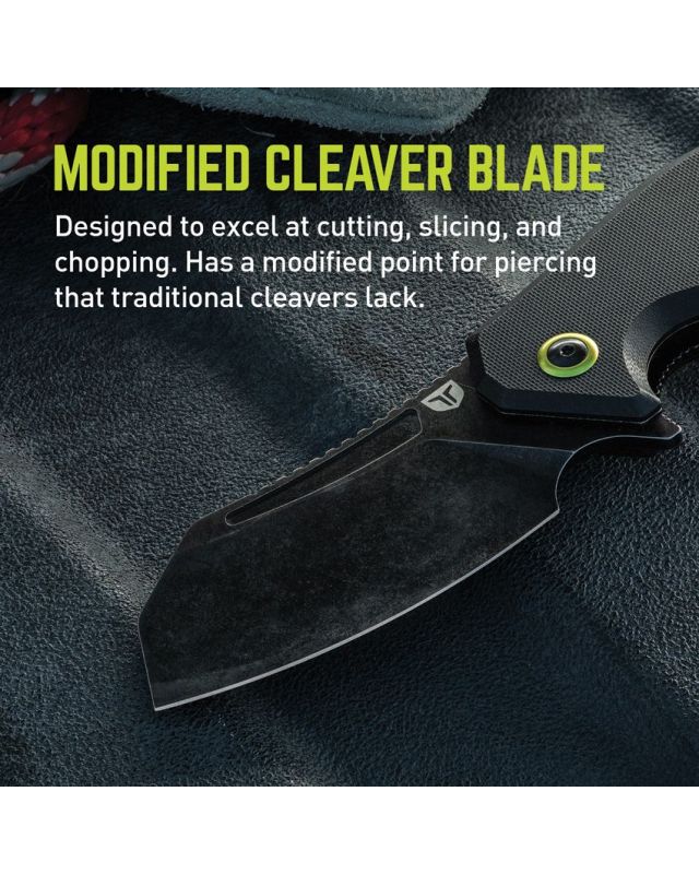 MAAR Linerlock Blackwash D2 steel black G10 MAAR Linerlock Blackwash D2 steel black G10