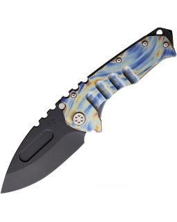 Praetorian S45VN DLC Framelock Flamed Titanium