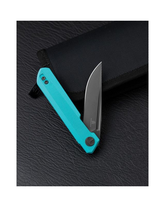 Bestechman Mini Dundee D2 steel Teal G10 Bestechman Mini Dundee D2 steel Teal G10