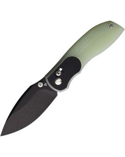 Big Belly 154CM steel Crossbar Lock G10 Jade