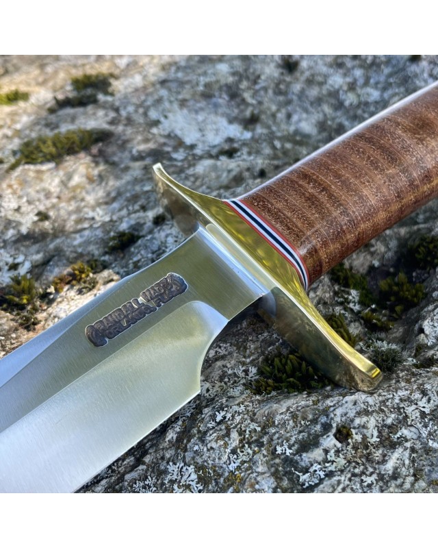 RANDALL MADE KNIVES  Model 1-6 stacked leather RANDALL MADE KNIVES  Model 1-6 stacked leather