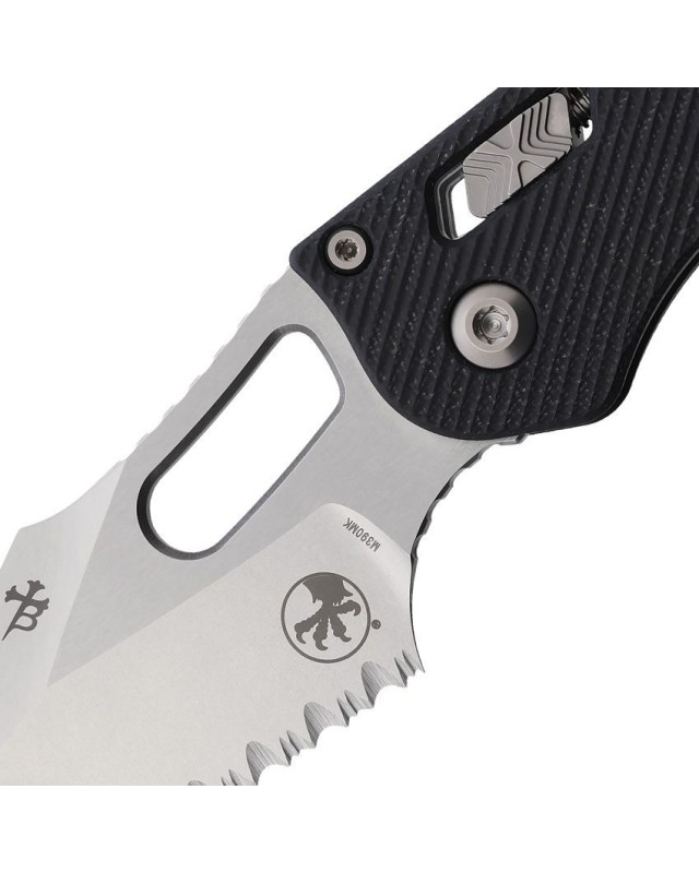 Stitch S/E Ram Lok Stonewash Full Serrated Black G10 Stitch S/E Ram Lok Stonewash Full Serrated Black G10