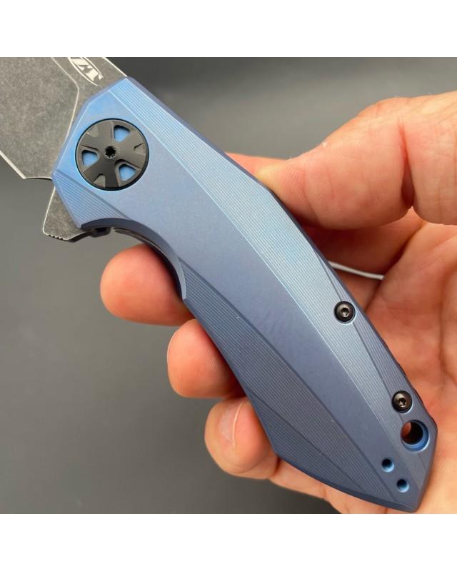 ZT0456TiBlu CPM-M4 steel Blackwash blue titanium SPRINT RUN 2022 ZT0456TiBlu CPM-M4 steel Blackwash blue titanium SPRINT RUN 2022