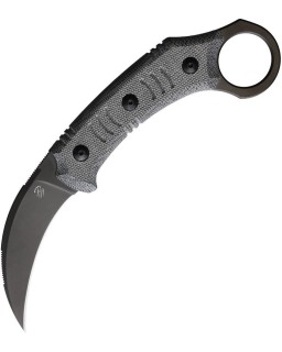 Fury Karambit M390 steel grey micarta