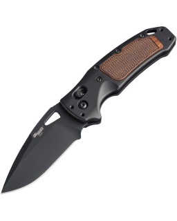 K320 Classic S30V Black Cerakote Heritage Walnut