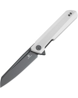 Dundee Sheepfoot D2 steel Gray PVD white G10