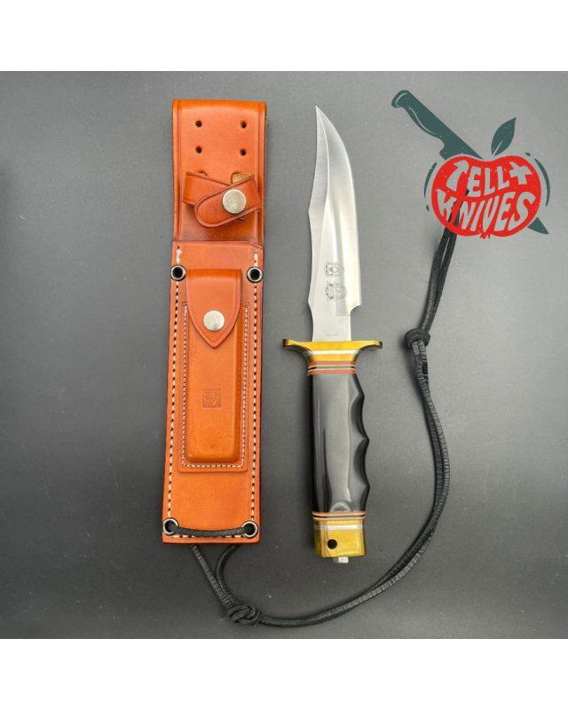 Vintage Al Mar MACV SOG Model 4008 Fighting Knife SF Black Micarta