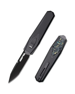 Swordfish Gravity OTF (Swiss Legal) ZL101A6 aluminium handle M390 steel DLC finish