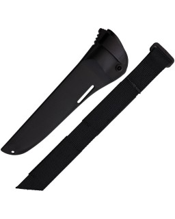 M95 Ranger Puukko Black Cerakote 80CrV2 steel Black TPE handle Black composite sheath