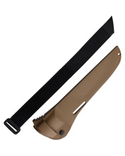 M95 Ranger Puukko Coyote Cerakote 80CrV2 steel Coyote TPE handle Coyote composite sheath