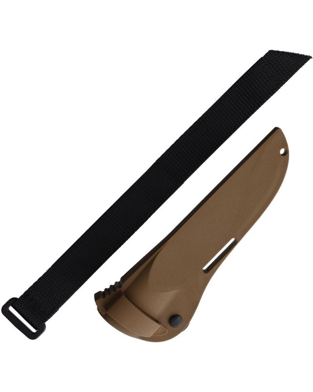 M07 Ranger Puukko Coyote Cerakote 80CrV2 steel Coyote TPE handle Coyot