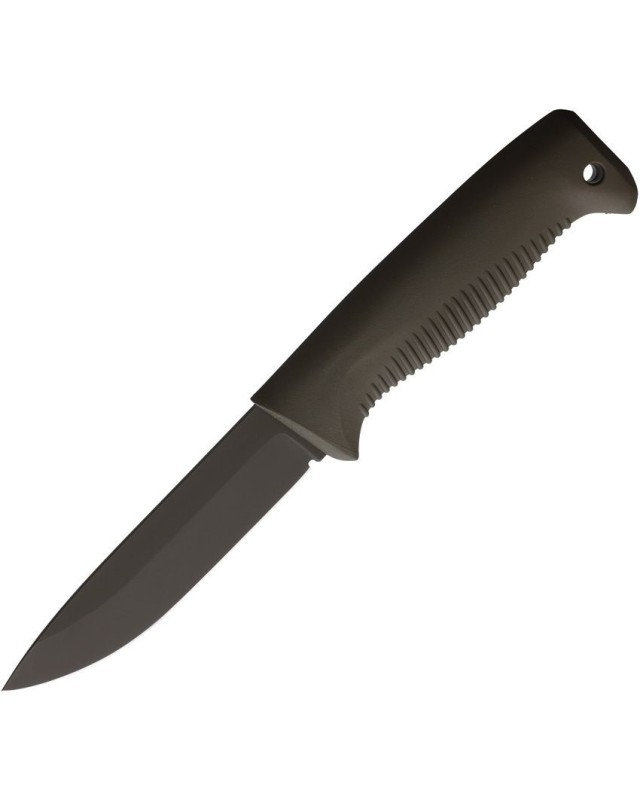 M07 Ranger Puukko OD Green Cerakote 80CrV2 steel OD Green TPE handle O