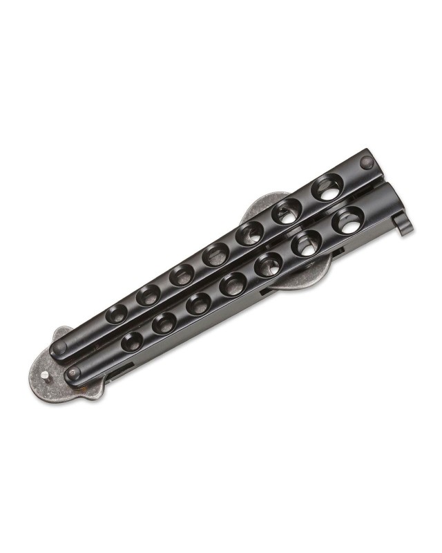 Magnum Balisong Bottle Opener Blackwash - Swiss Legal Magnum Balisong Bottle Opener Blackwash - Swiss Legal