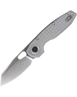 Ankylo - ELMAX steel - Vanchor Lock - Sculpted Gray Aluminium handle