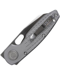 Ankylo - ELMAX steel - Vanchor Lock - Sculpted Gray Aluminium handle