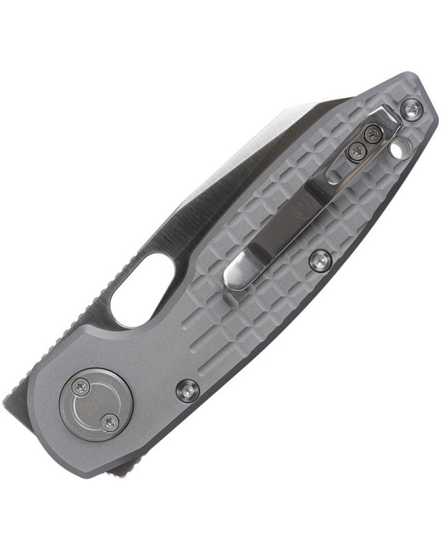 Ankylo - ELMAX steel - Vanchor Lock - Sculpted Gray Aluminium handle Ankylo - ELMAX steel - Vanchor Lock - Sculpted Gray Aluminium handle