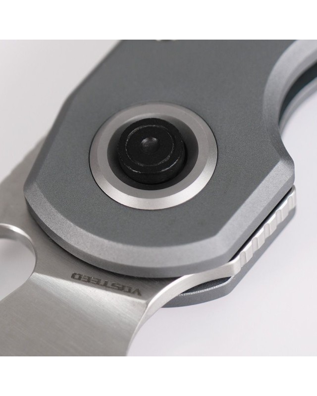 Ankylo - ELMAX steel - Vanchor Lock - Sculpted Gray Aluminium handle Ankylo - ELMAX steel - Vanchor Lock - Sculpted Gray Aluminium handle