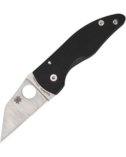 Microjimbo Compression Lock Black G10 S30V satin blade Michael Janich Design
