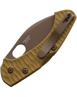 Zero 2.0 Desert Warrior Becut steel FRN Coyote Tan Backlock Jen Anso Design
