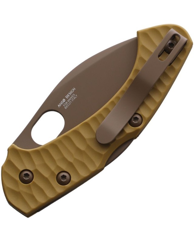 Zero 2.0 Desert Warrior Becut steel FRN Coyote Tan Backlock Jen Anso Design Zero 2.0 Desert Warrior Becut steel FRN Coyote Tan Backlock Jen Anso Design