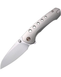 Bee M390 steel Framelock Titanium handle integrated toothpick