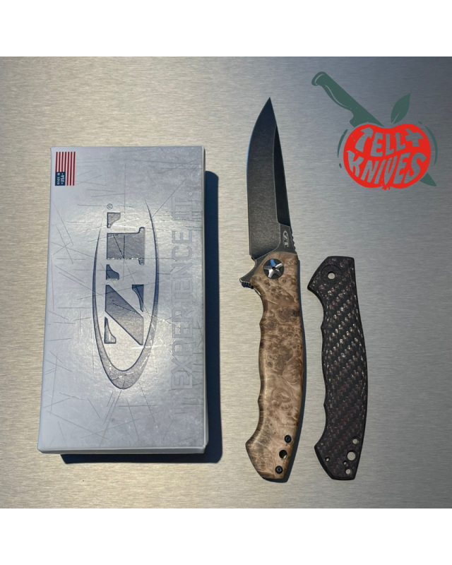 ZERO TOLERANCE - ZT0452RDBW FSS - custom wood scale