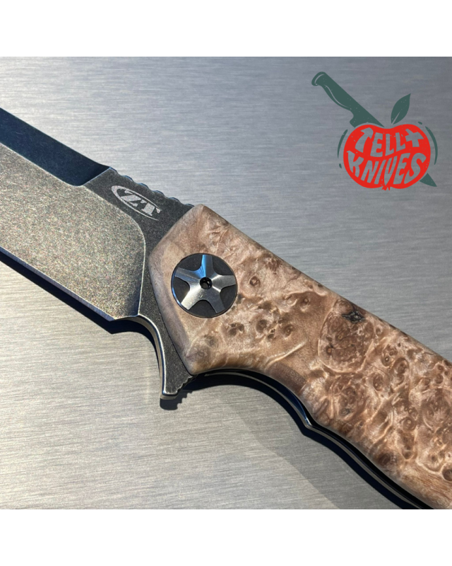 ZERO TOLERANCE - ZT0452RDBW FSS - custom wood scale